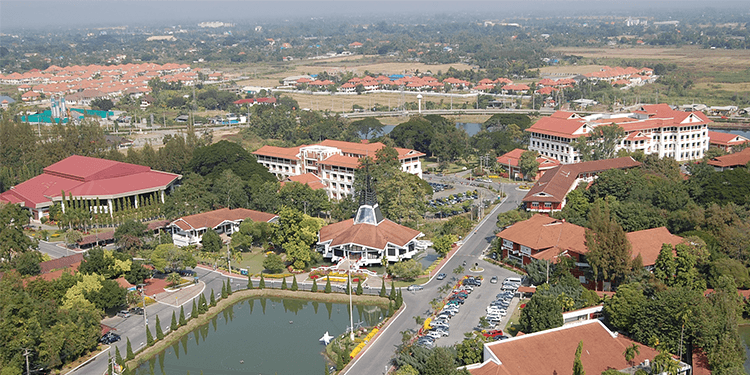 Payap University aerial view